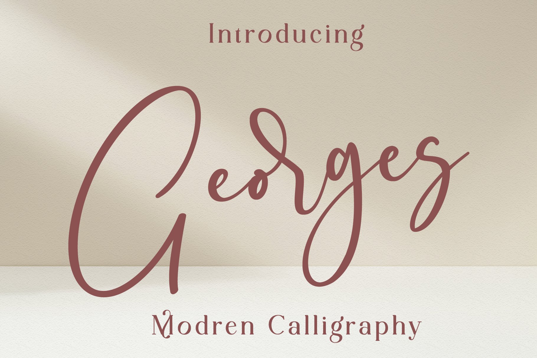 Georges - Signature Font cover image.