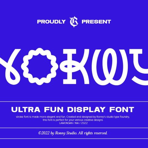 Nokwy - Ultra Fun Display Font cover image.