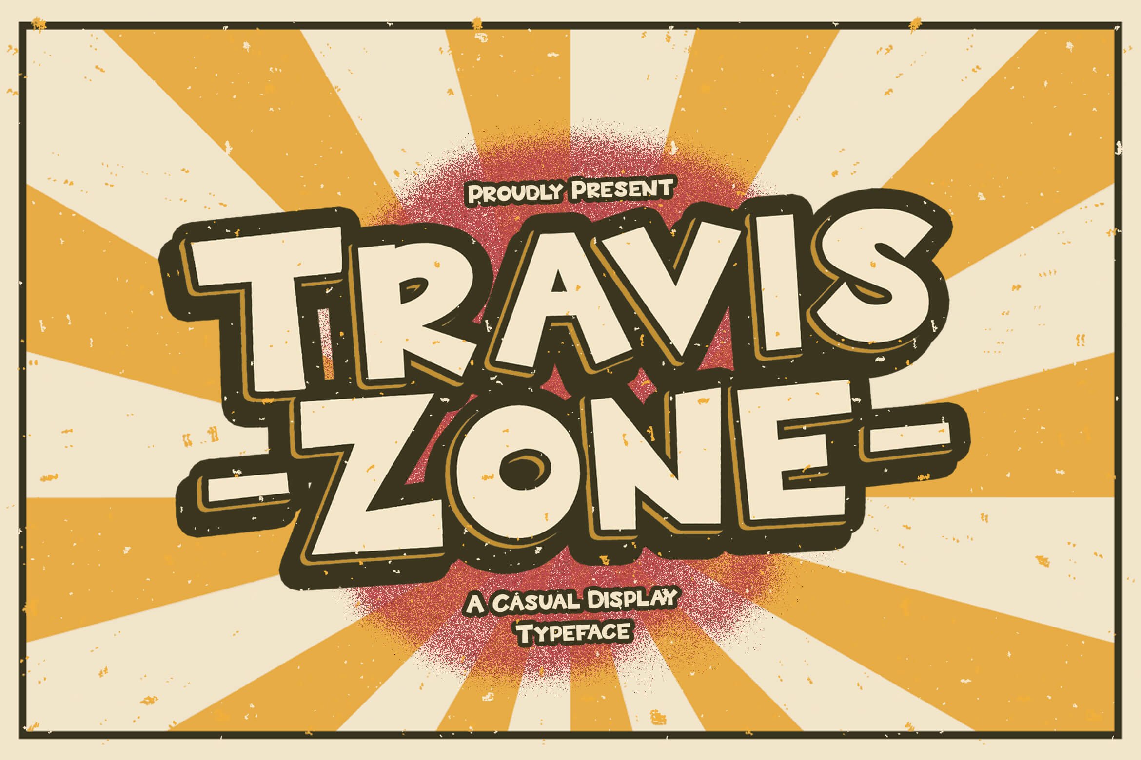 Travis Zone - Playful Display Font cover image.