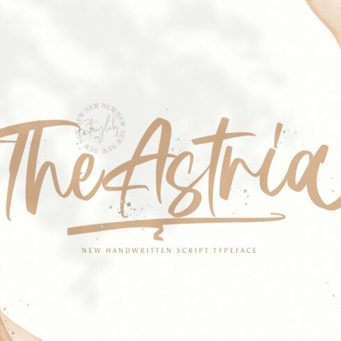 Astria - Handwritten Font cover image.