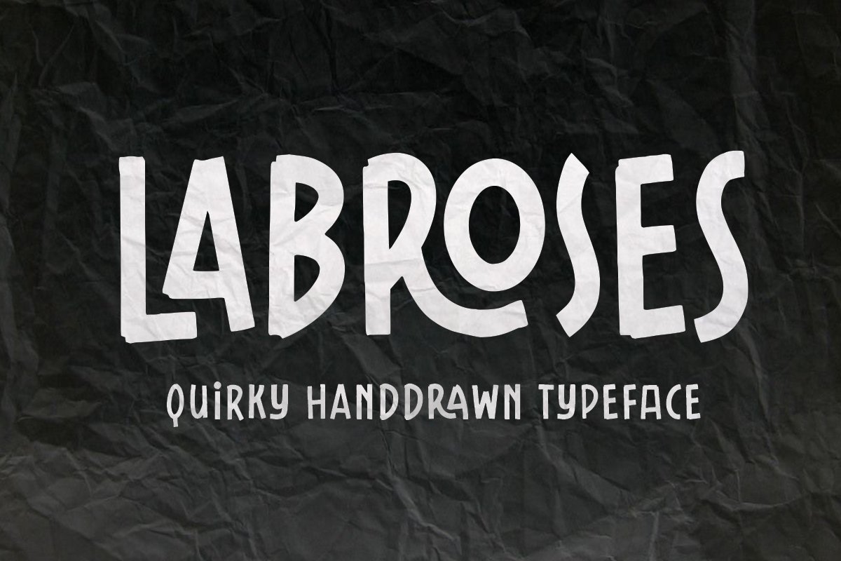 Labroses Quirky Typeface cover image.