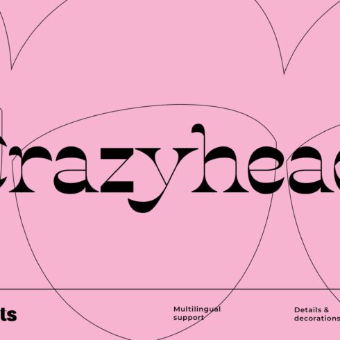 Crazyhead Display Font Family cover image.