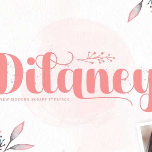 Dilaney - Handwritten Font cover image.
