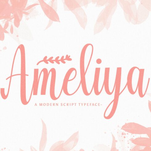 Ameliya - Handwritten Font cover image.