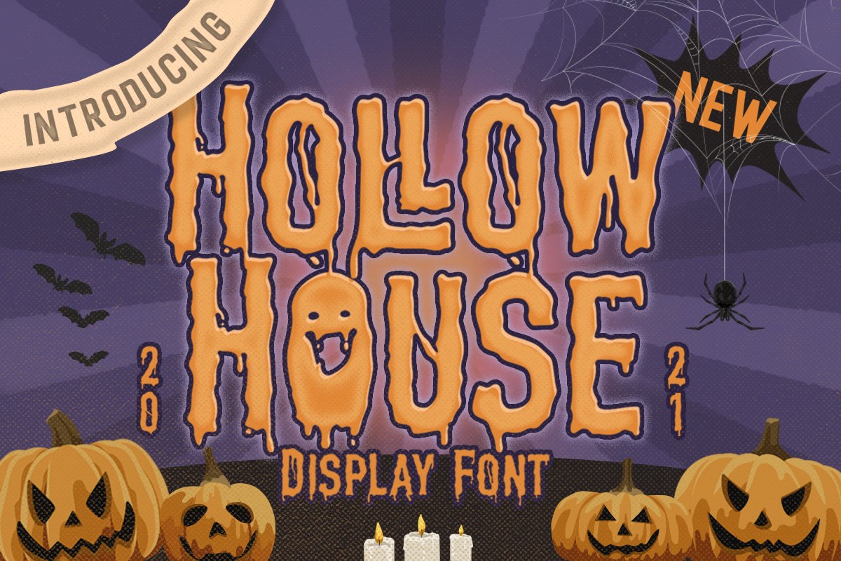 Hollow House - Scary Font cover image.