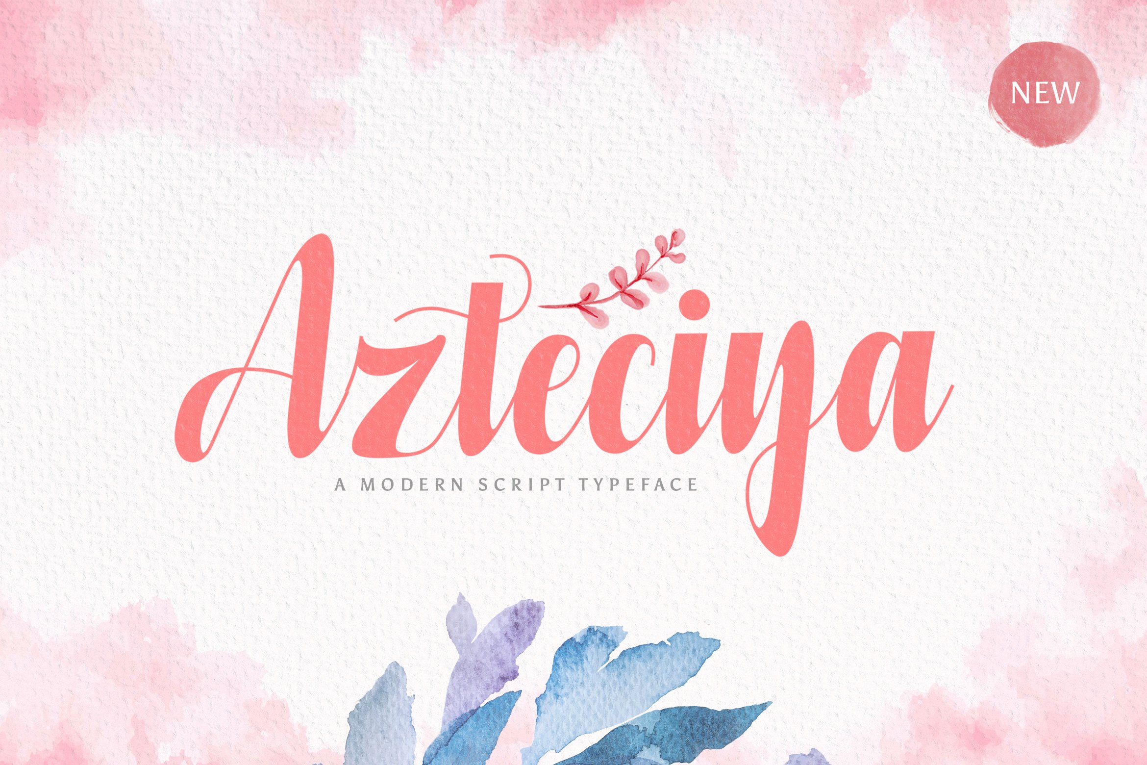 Azteciya - Handwritten Font cover image.