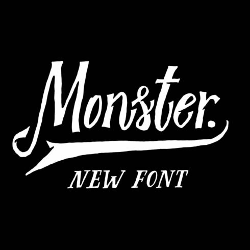 Monster - Vintage font cover image.