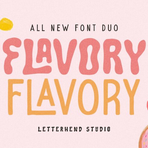 Flavory - Fun Font Duo cover image.