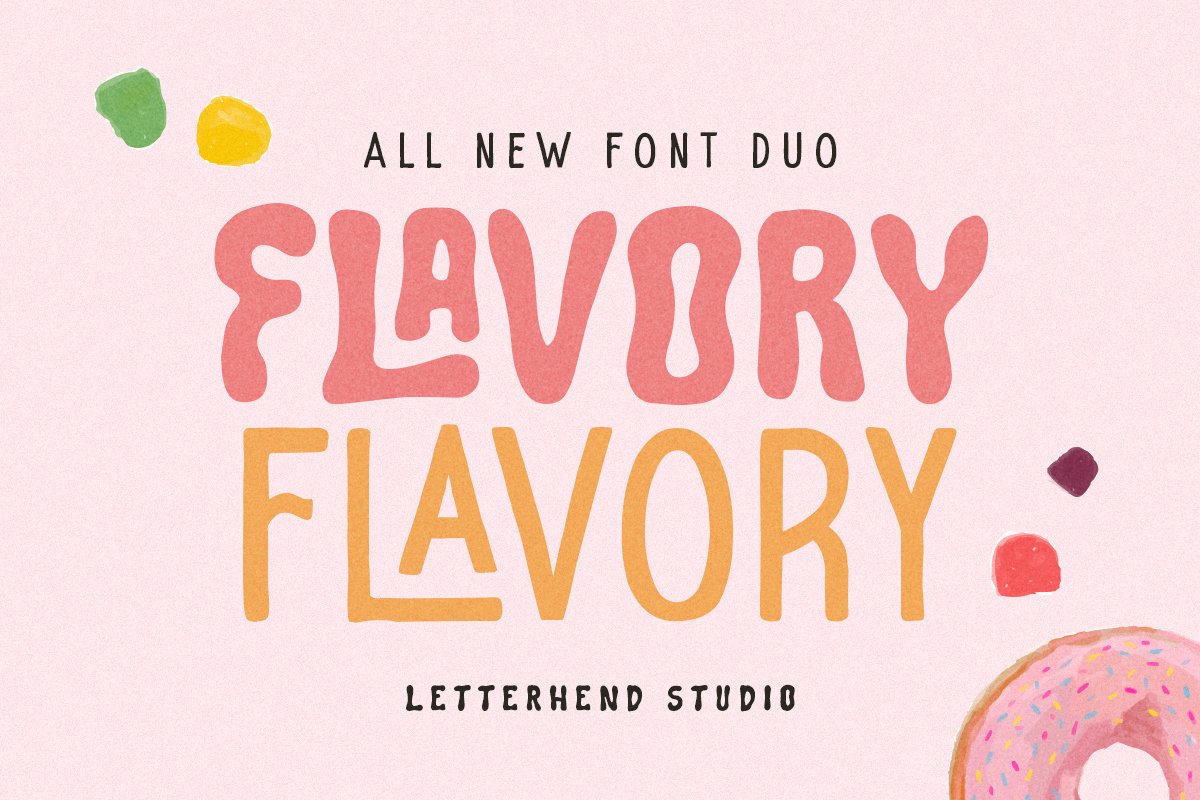 Flavory - Fun Font Duo cover image.