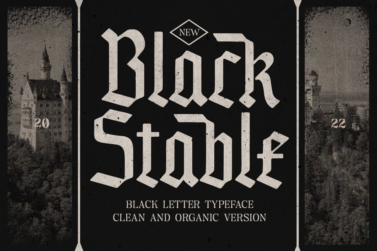 Black Stable - Blackletter Font cover image.