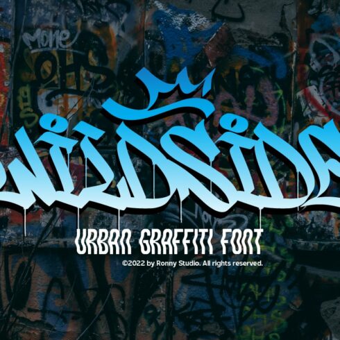Wildside - Urban Graffiti Font cover image.