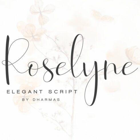 Roselyne - Caligraphy Script cover image.