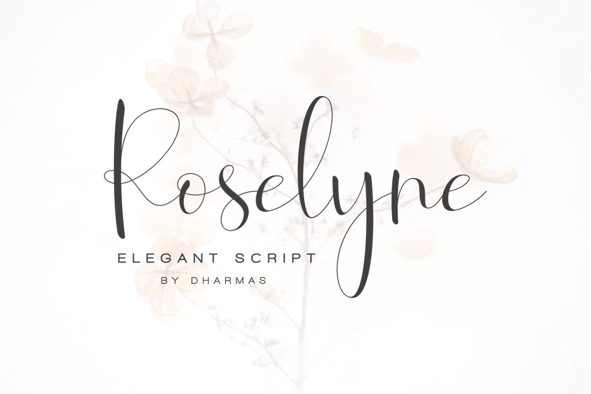 Roselyne - Caligraphy Script cover image.