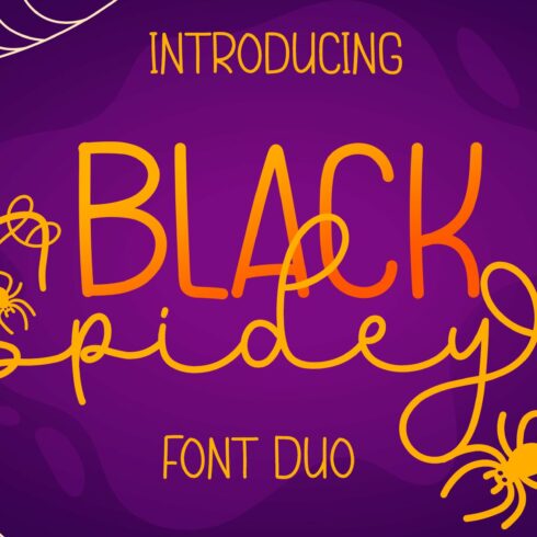 Black Spidey | Halloween Font cover image.