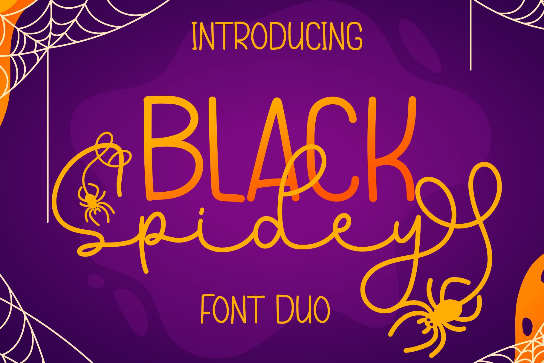 Black Spidey | Halloween Font cover image.
