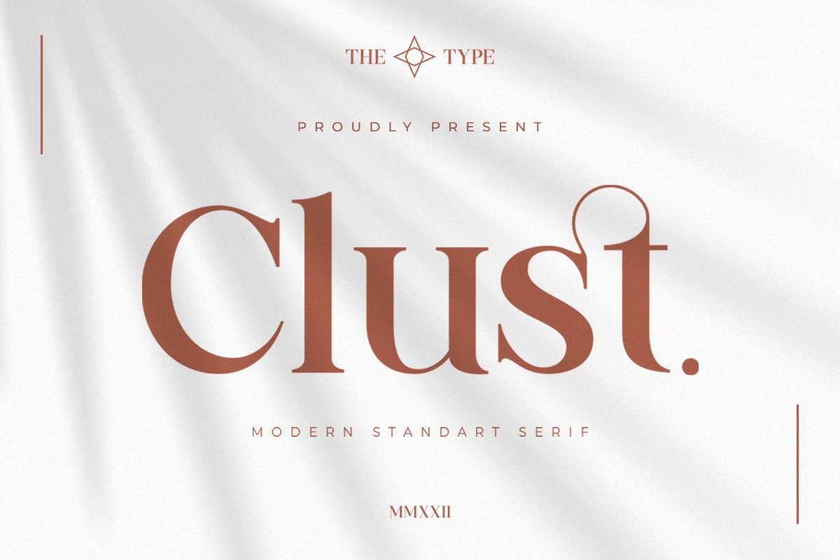 Clust - Modern Serif Elegantcover image.