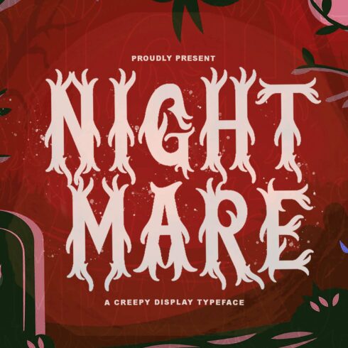 Nightmare - Horror Font cover image.