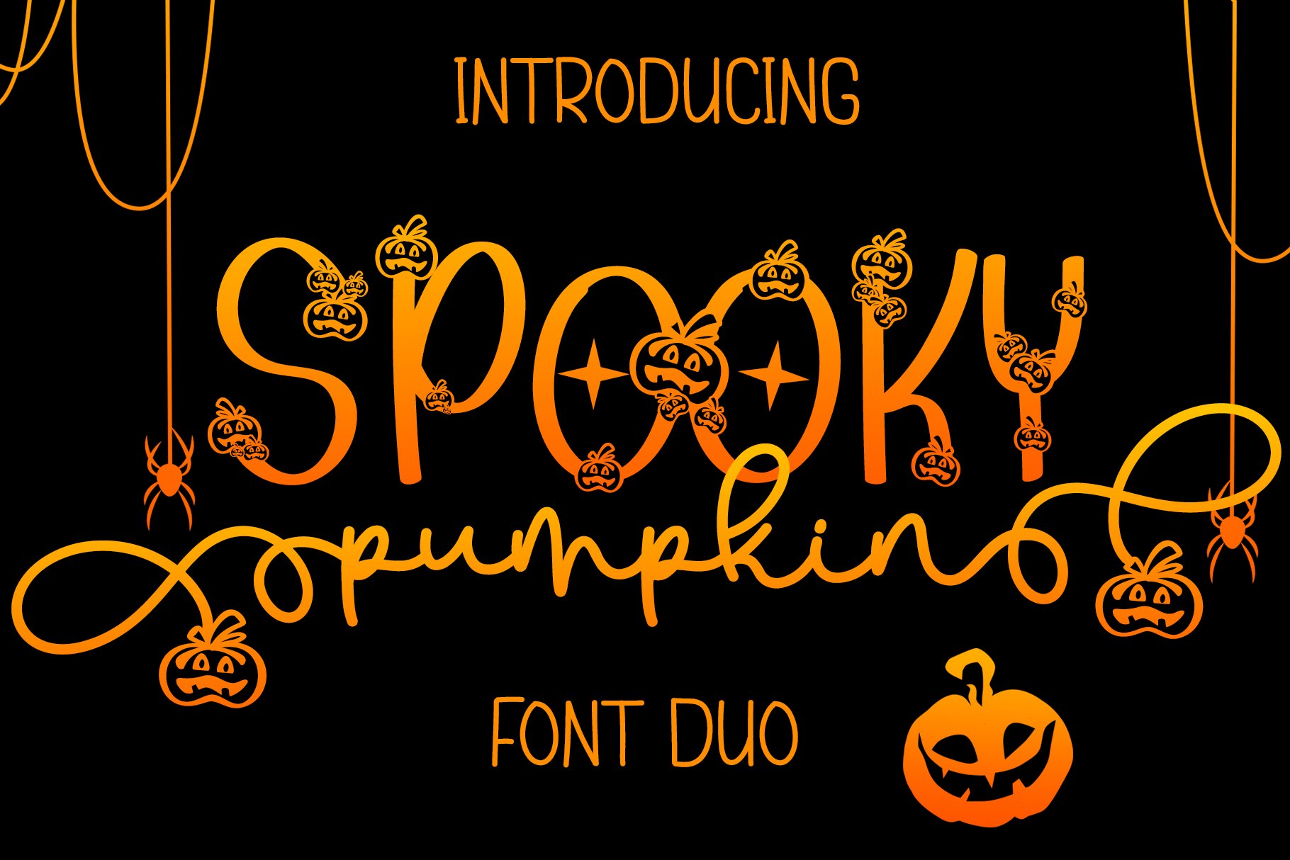 Spooky Pumpkin | Halloween Font cover image.