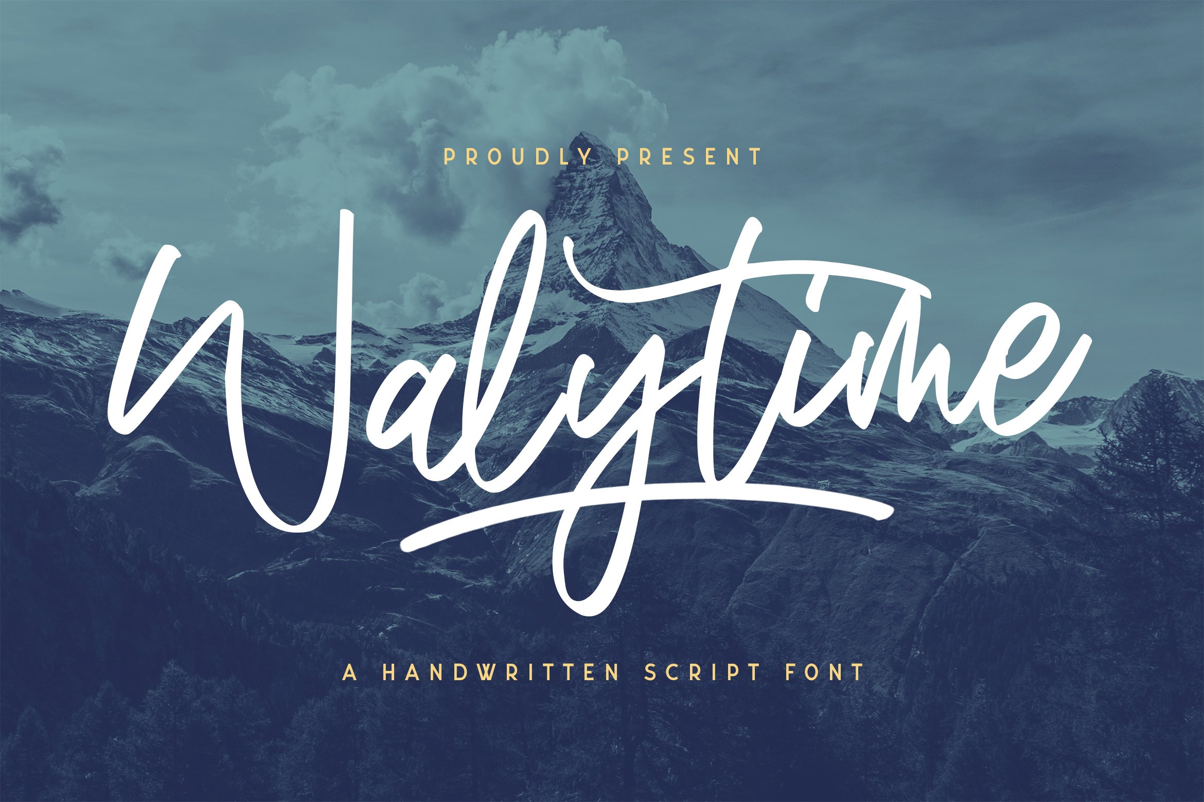 Walytime - Handwritten Font cover image.