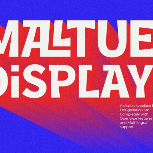 Maltu Tropical Display Typeface cover image.