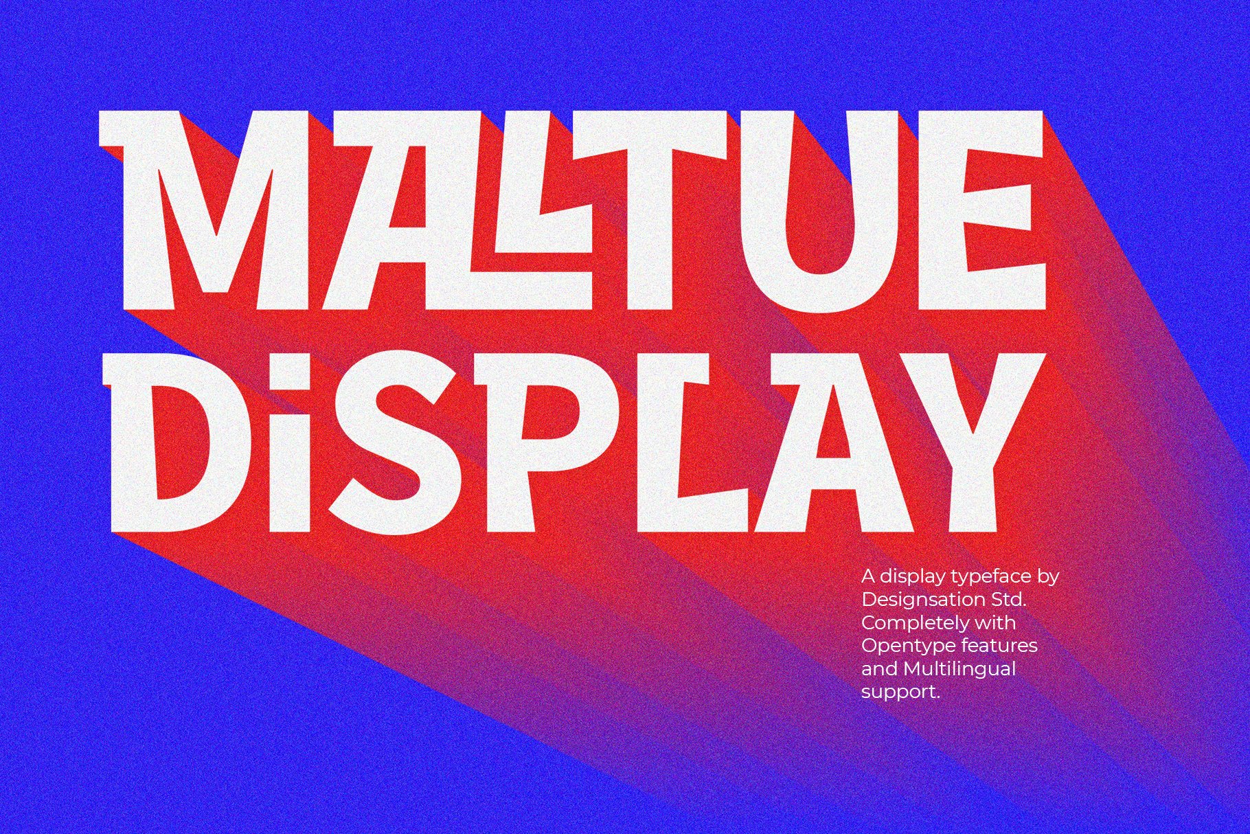 Maltu Tropical Display Typeface cover image.
