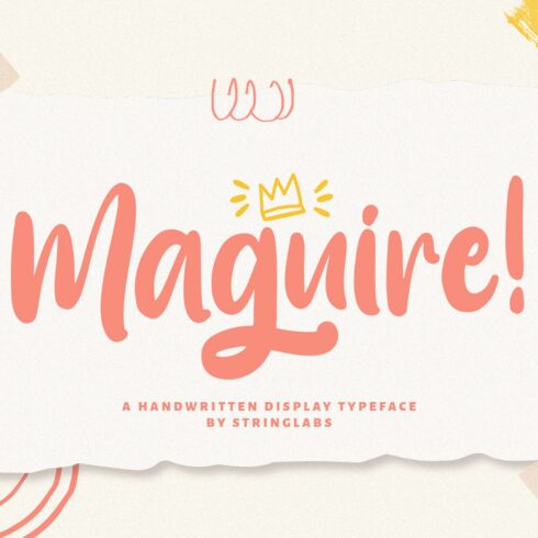 Maguire - Handwritten Font cover image.