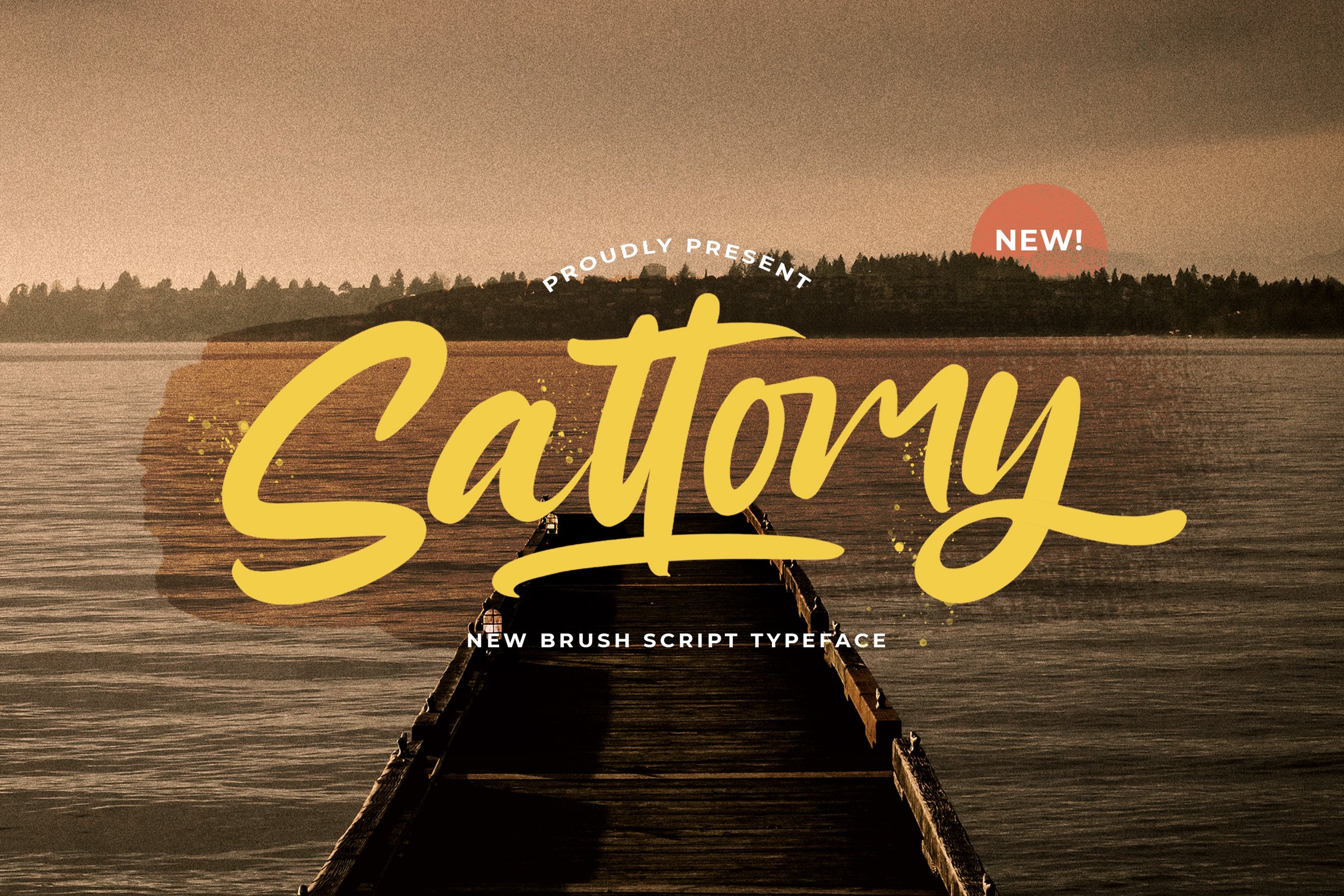 Sattomy - Handwritten Font cover image.