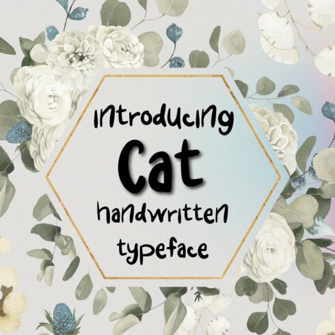 CAT! Handwritten Typeface cover image.