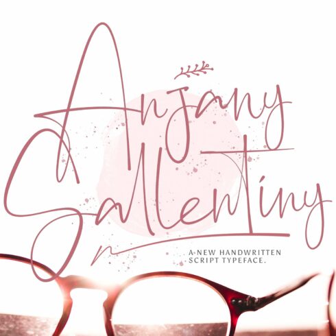 Anjany Sallentiny - Handwritten Font cover image.
