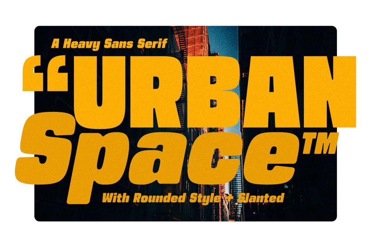 Urban Space -Heavy Sans Serif cover image.