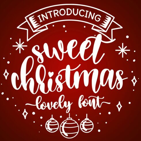 Sweet Christmas | Lovely Font cover image.