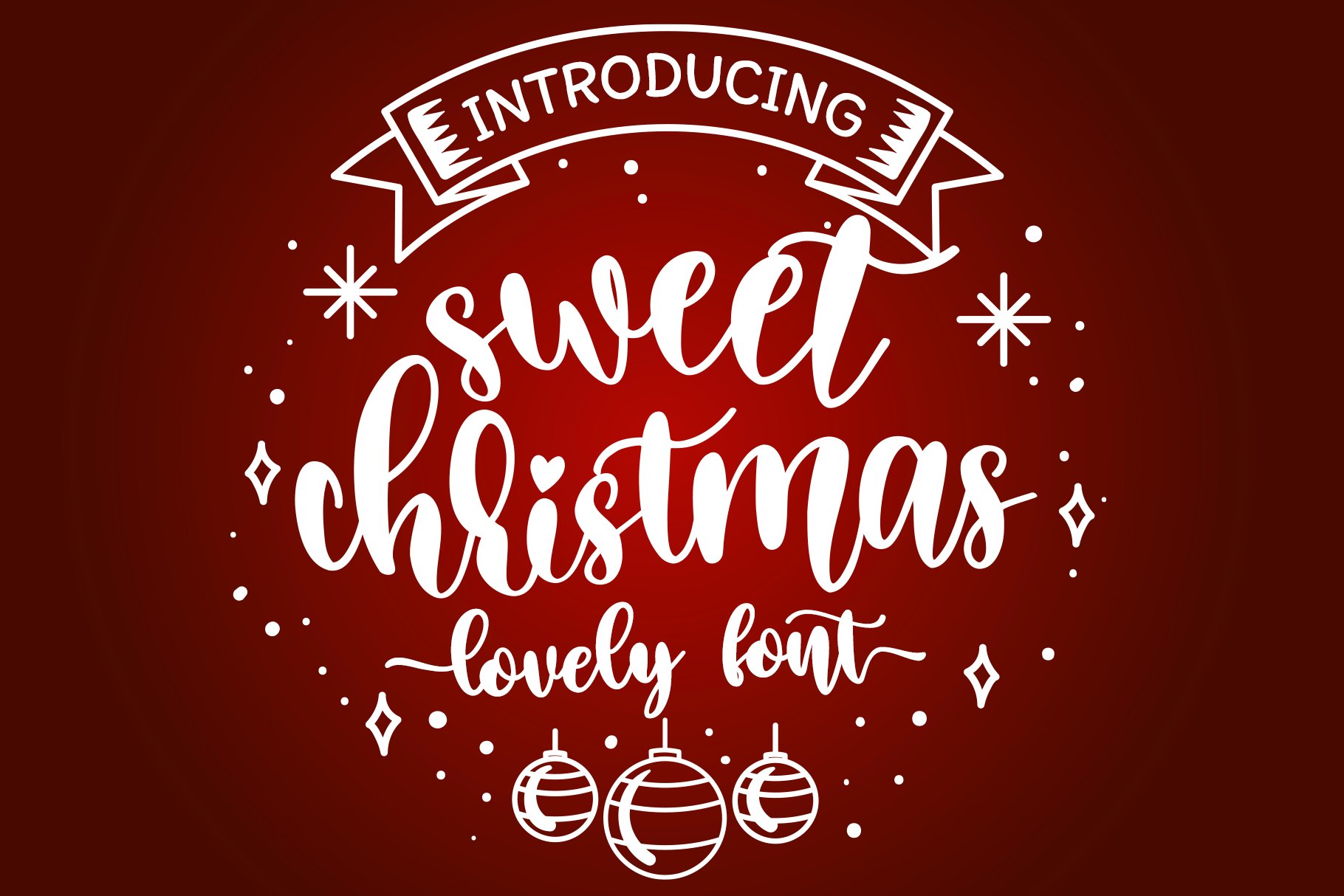 Sweet Christmas | Lovely Font cover image.