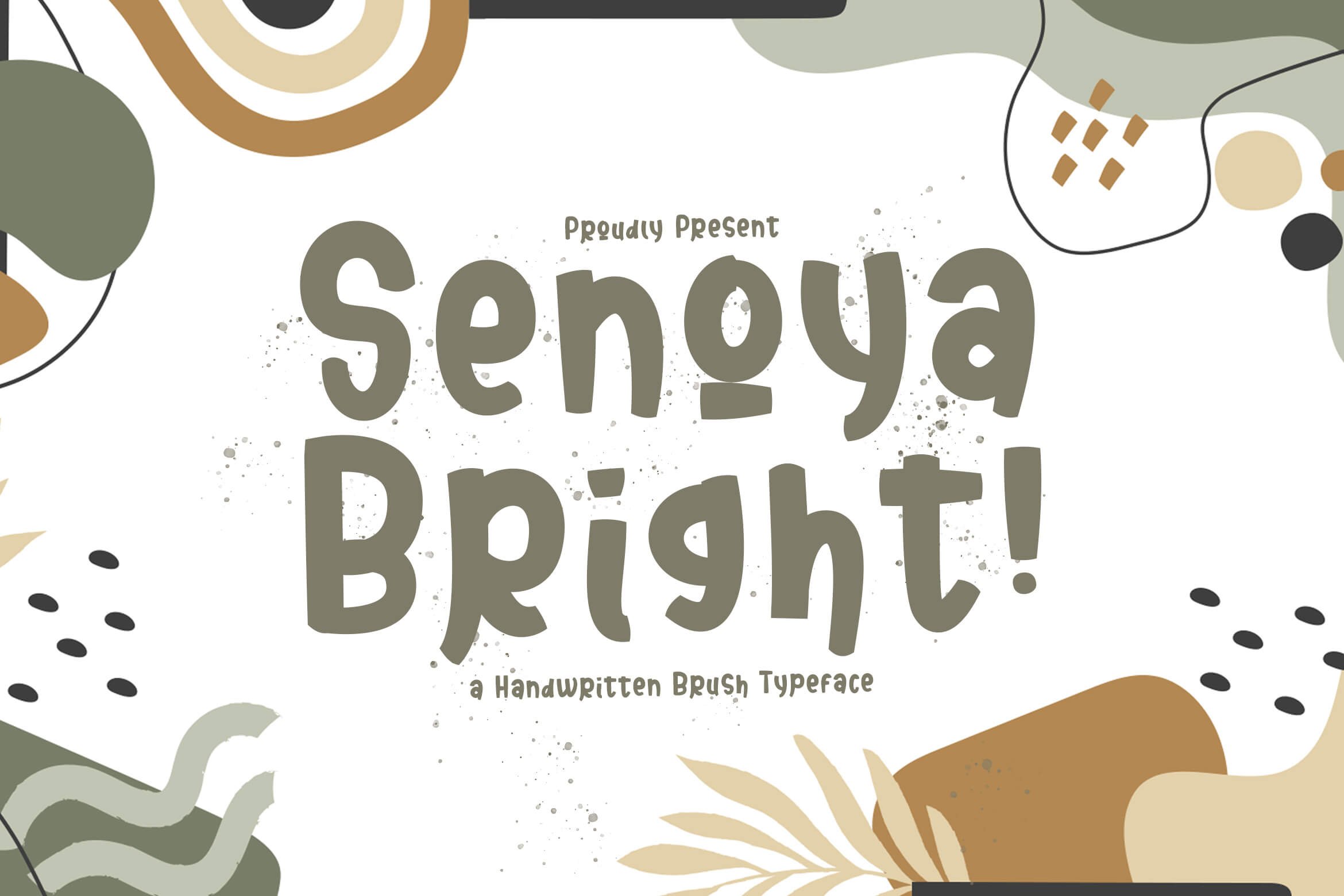 Senoya Bright - Display Font cover image.