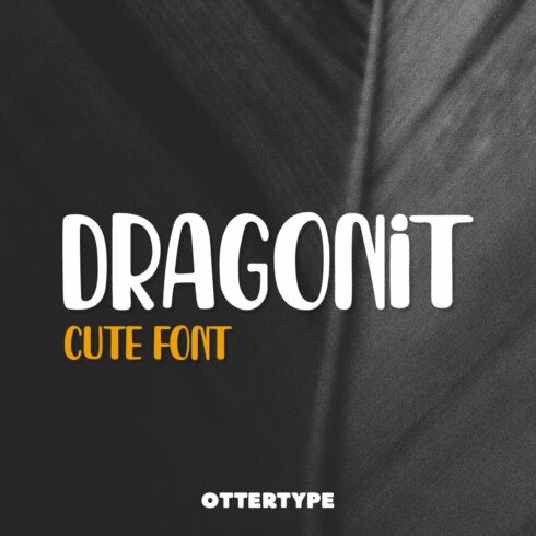 Dragonit Cute Font cover image.