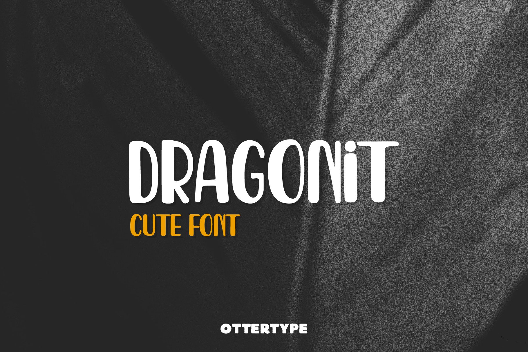 Dragonit Cute Font cover image.