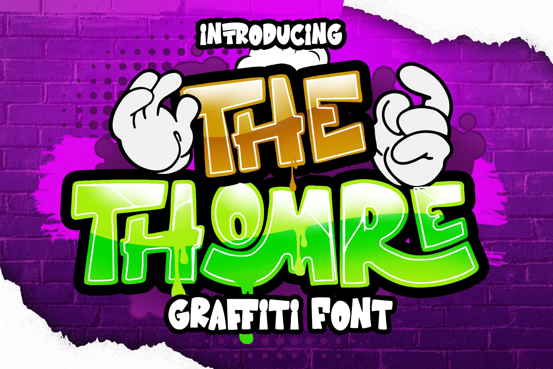 THOMRE GRAFFITI FONT cover image.