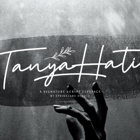 Tanya Hati - Signature Script Font cover image.