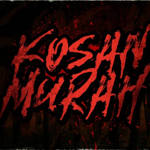 Kosan Murah! - Horror Font cover image.