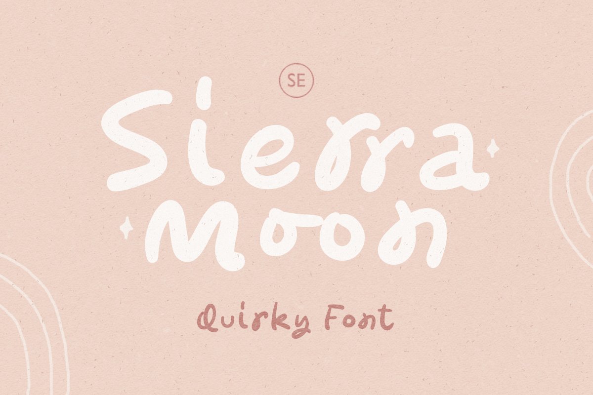 Sierra Moon - Quirky Font cover image.