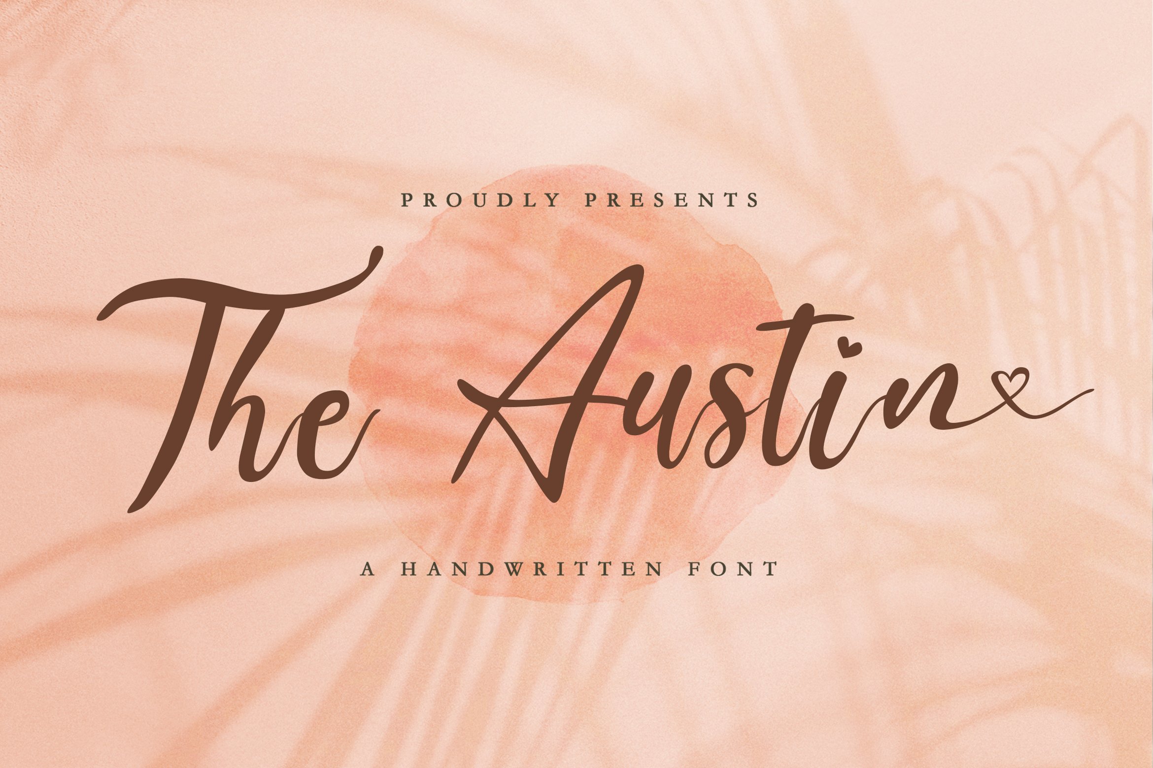 The Austin - Handwritten Script Font cover image.