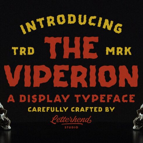The Viperion - Display Typeface cover image.