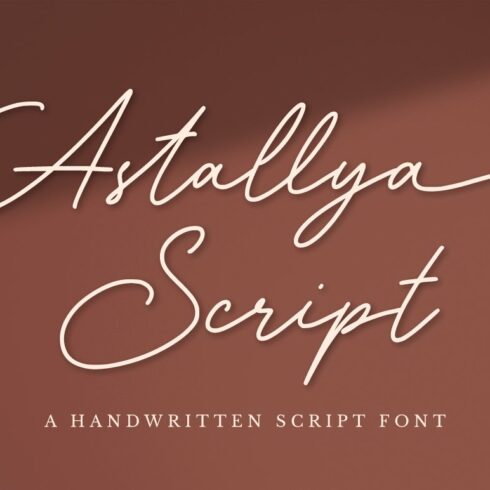 Astallya - Signature Font cover image.