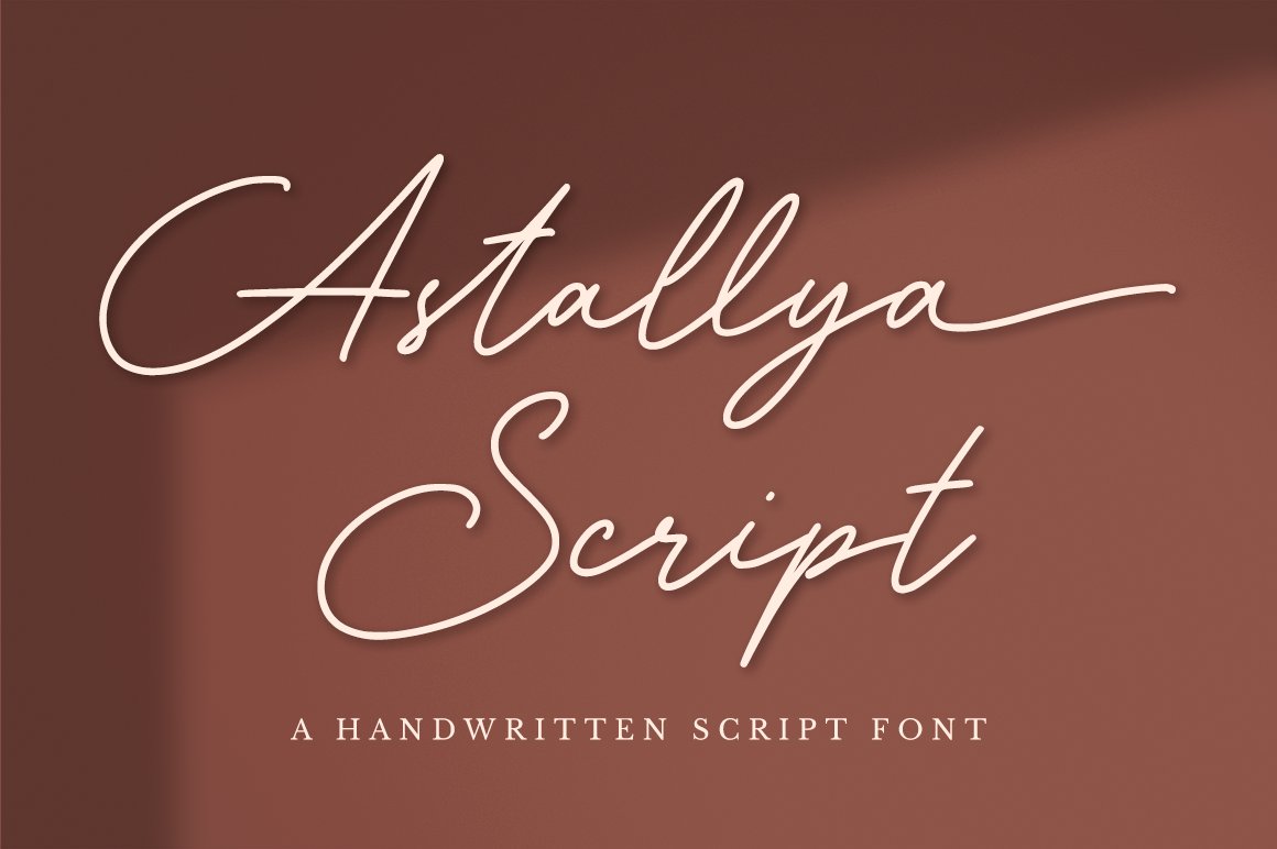 Astallya - Signature Font cover image.