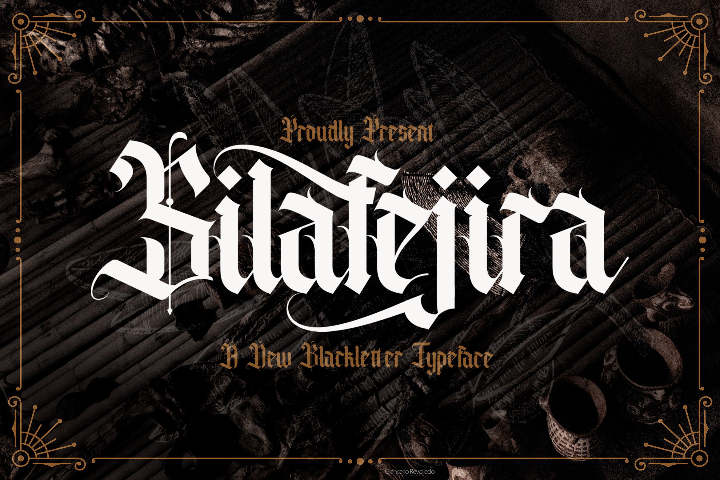 Silafejira - Blackletter Font cover image.