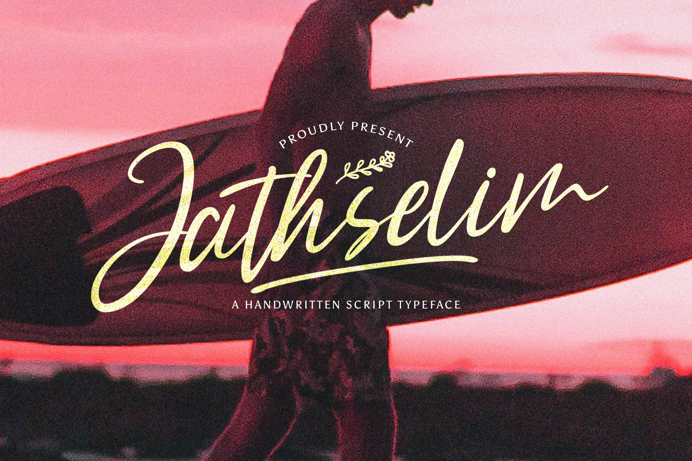 Jathselim - Handwritten Font cover image.