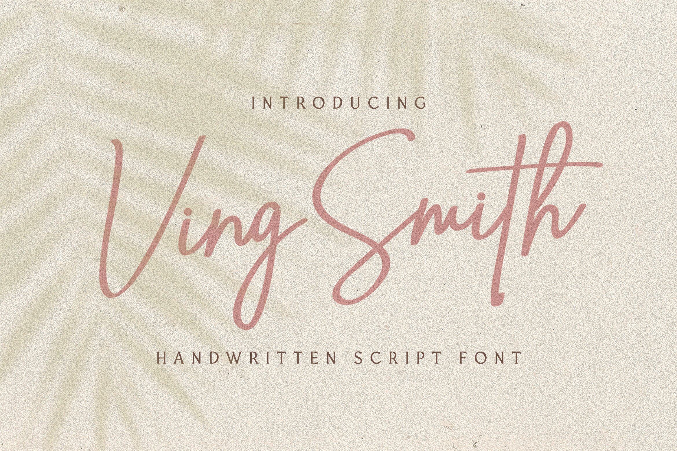 Ving Smith - Handwritten Font cover image.