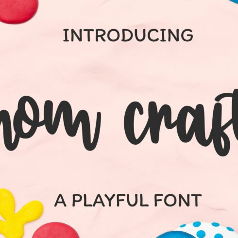 Mom Crafts | Quirky Crafts Font cover image.