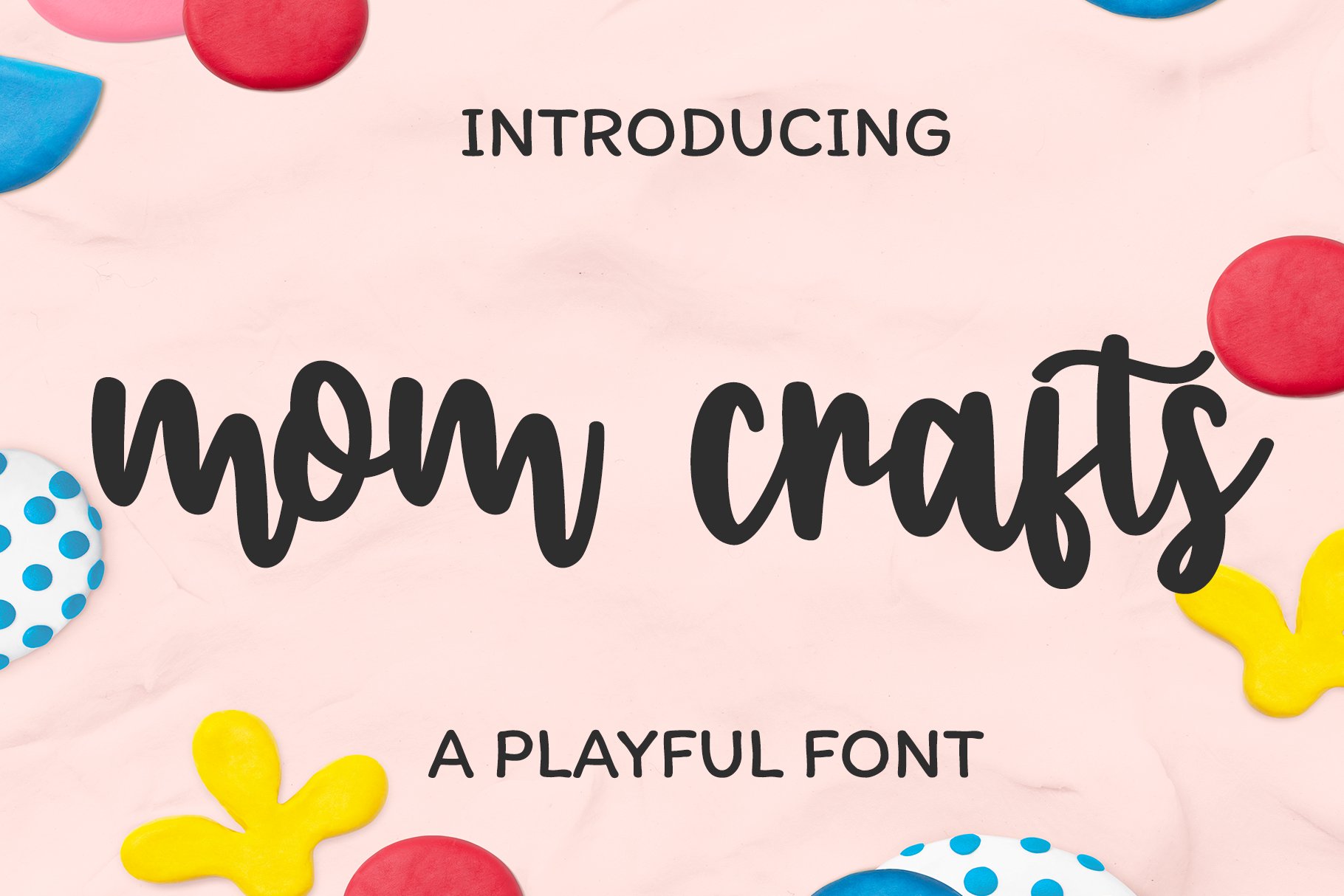 Mom Crafts | Quirky Crafts Font cover image.