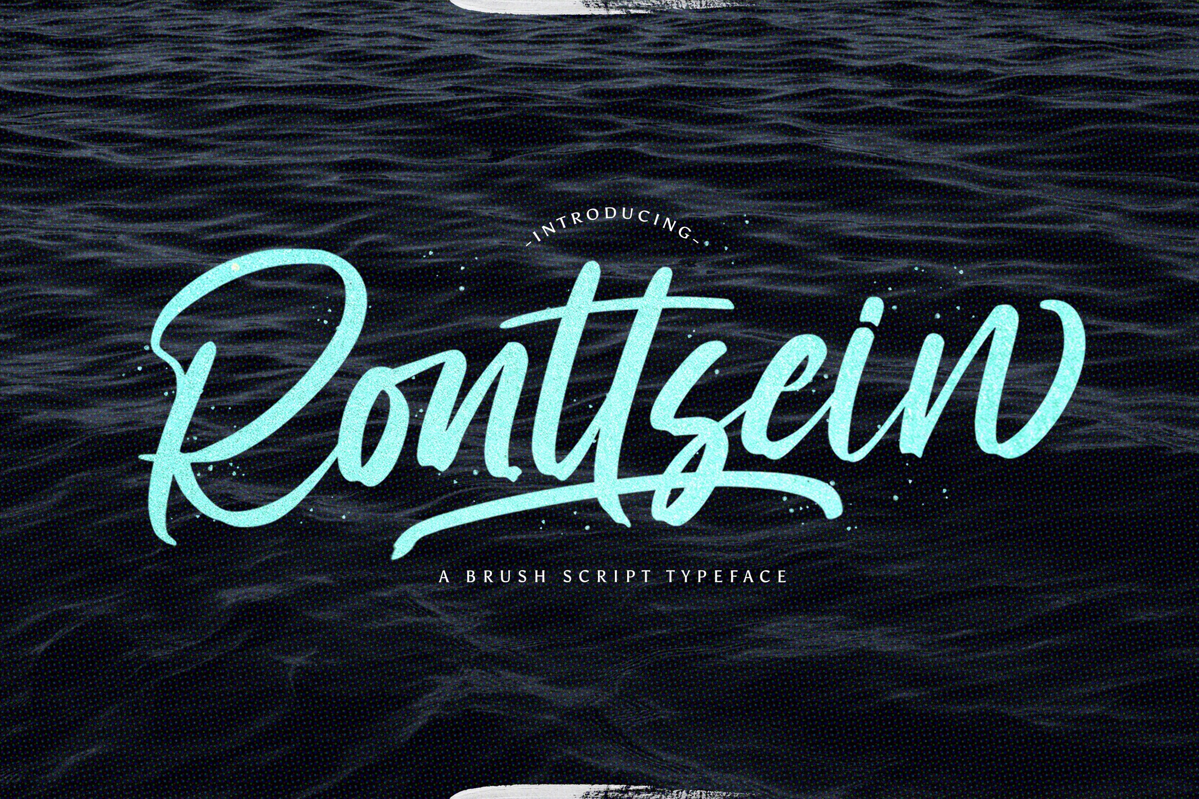 Ronttsein - Brush Script Font cover image.
