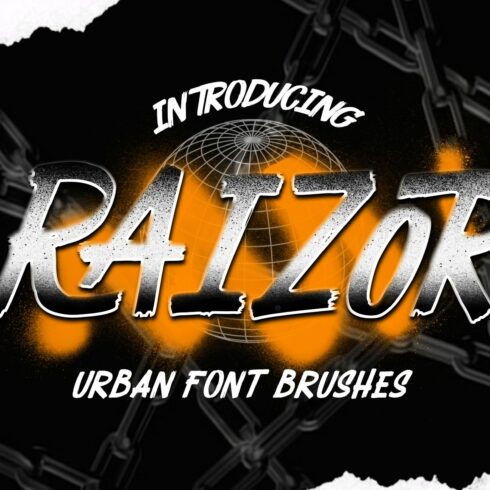 RAIZOR brush font cover image.